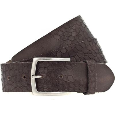 B.Belt, Damen, Gürtel, Bela Ledergürtel, Grau B.Belt, Damen, Gürtel, Bela Ledergürtel, Grau