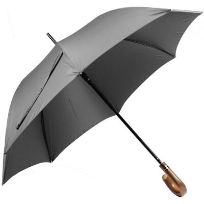 Doppler Manufaktur, Regenschirm, Knight Stockschirm 98 cm, Grau Doppler Manufaktur, Regenschirm, Knight Stockschirm 98 cm, Grau