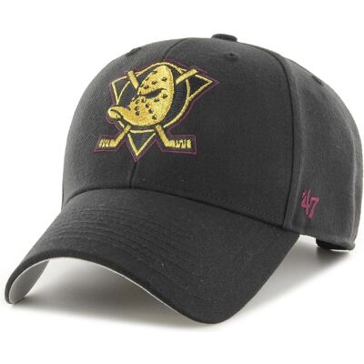 47 Brand, Herren, Cap, NHL Gold Metallic Anaheim Ducks, Schwarz 47 Brand, Herren, Cap, NHL Gold Metallic Anaheim Ducks, Schwarz