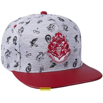 Harry Potter, Herren, Cap, Mütze flacher Schirm, 58 cm, grau, Grau, (One Size) Harry Potter, Herren, Cap, Mütze flacher Schirm, 58 cm, grau, Grau, (One Size)