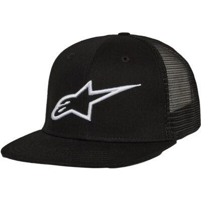 Alpinestars, Herren, Cap, Corp Trucker Hat, Schwarz, (One Size) Alpinestars, Herren, Cap, Corp Trucker Hat, Schwarz, (One Size)