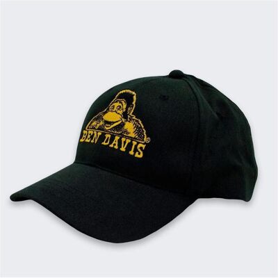 Adidas Unisex, Cap, Ben Davis Baseballkappe mit Stickerei, Schwarz/Gold, Gold, Schwarz, (One Size) Adidas Unisex, Cap, Ben Davis Baseballkappe mit Stickerei, Schwarz/Gold, Gold, Schwarz, (One Size)
