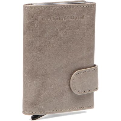 The Chesterfield Brand, Unisex, Portemonnaie, Antique Buff Kreditkartenetui RFID Schutz Leder 7 cm, Grau The Chesterfield Brand, Unisex, Portemonnaie, Antique Buff Kreditkartenetui RFID Schutz Leder 7 cm, Grau