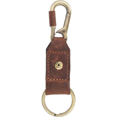 Greenburry, Schlüsselanhänger, Vintage Schlüsselanhänger Leder 6.5 cm, Braun Greenburry, Schlüsselanhänger, Vintage Schlüsselanhänger Leder 6.5 cm, Braun