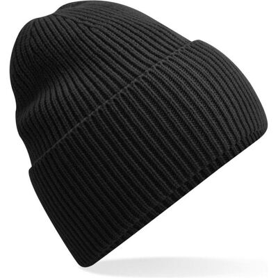 Beechfield, Unisex, Mütze, Oversized Cuffed Beanie, Schwarz, (One Size) Beechfield, Unisex, Mütze, Oversized Cuffed Beanie, Schwarz, (One Size)