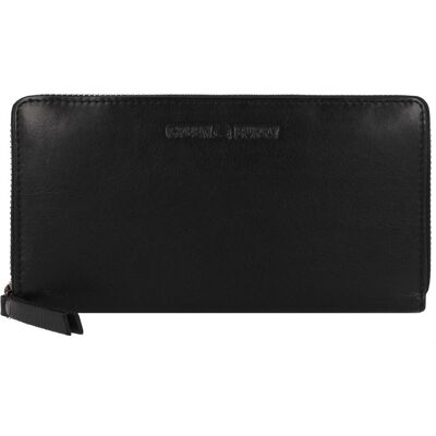 Greenburry, Damen, Portemonnaie, Colombiana Geldbörse RFID Schutz Leder 20 cm, Schwarz Greenburry, Damen, Portemonnaie, Colombiana Geldbörse RFID Schutz Leder 20 cm, Schwarz