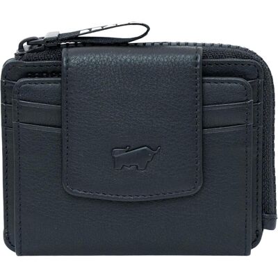 Braun Büffel, Portemonnaie, Capri Kreditkartenetui RFID Schutz Leder 11 cm, Schwarz Braun Büffel, Portemonnaie, Capri Kreditkartenetui RFID Schutz Leder 11 cm, Schwarz
