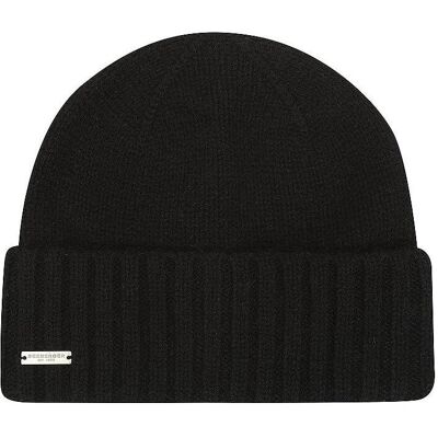 Seeberger, Damen, Mütze, Kaschmir -, Schwarz, (One Size) Seeberger, Damen, Mütze, Kaschmir -, Schwarz, (One Size)