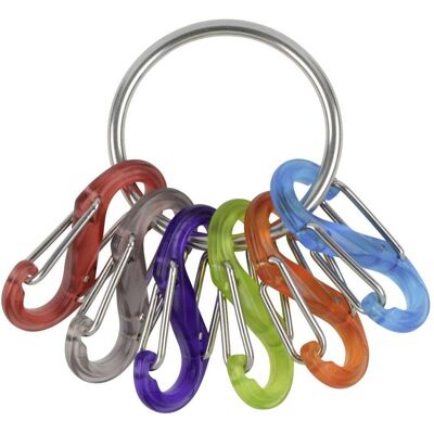 Nite Ize, Schlüsselanhänger, KeyRing, Rot, Grün, Schwarz, Violett, Mehrfarbig, Orange, Blau Nite Ize, Schlüsselanhänger, KeyRing, Rot, Grün, Schwarz, Violett, Mehrfarbig, Orange, Blau