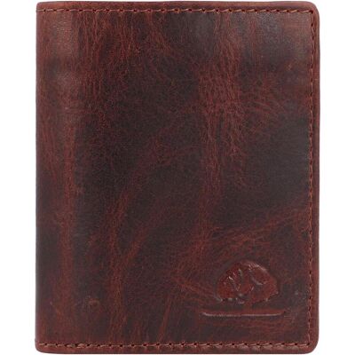 Greenburry, Herren, Portemonnaie, Rugged Geldbörse RFID Schutz Leder 8.5 cm, Braun Greenburry, Herren, Portemonnaie, Rugged Geldbörse RFID Schutz Leder 8.5 cm, Braun