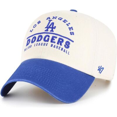 47 Brand, Herren, Cap, MLB Dodgers Los Angeles Windham Clean Up, Beige, (One Size) 47 Brand, Herren, Cap, MLB Dodgers Los Angeles Windham Clean Up, Beige, (One Size)