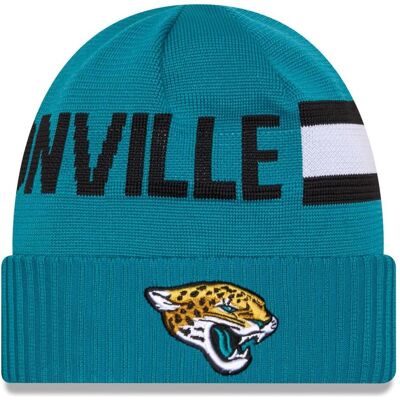 New Era, Herren, Mütze, NFL Sideline Tech Knit Mütze - Jacksonville Jaguars, Türkis New Era, Herren, Mütze, NFL Sideline Tech Knit Mütze - Jacksonville Jaguars, Türkis