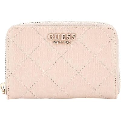 Guess Damen, Portemonnaie, Laurel SLG Medium Zip Around Wallet, Rosa Guess Damen, Portemonnaie, Laurel SLG Medium Zip Around Wallet, Rosa
