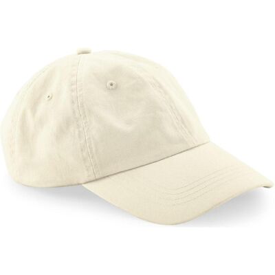 Beechfield, Unisex, Cap, Organic Cotton 6 Panel Dad Cap, Weiss, (One Size) Beechfield, Unisex, Cap, Organic Cotton 6 Panel Dad Cap, Weiss, (One Size)