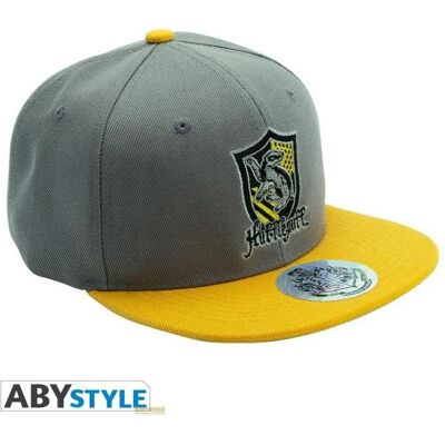 ABYstyle Jungen, Cap, Harry Potter - Haus Hufflepuff, Grau, Gelb, (One Size) ABYstyle Jungen, Cap, Harry Potter - Haus Hufflepuff, Grau, Gelb, (One Size)