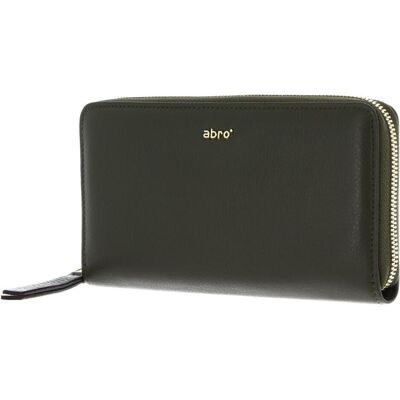 Abro, Damen, Portemonnaie, Leather Dalia Wallet, Grün Abro, Damen, Portemonnaie, Leather Dalia Wallet, Grün