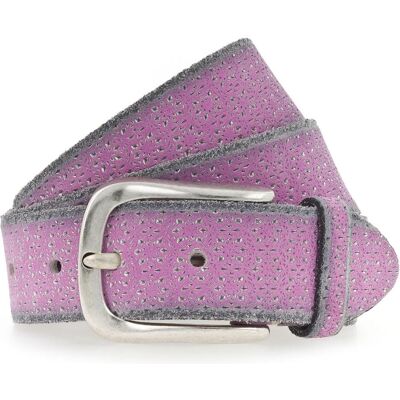 B.Belt, Damen, Gürtel, Gürtel Leder, Rosa, Silber, (95) B.Belt, Damen, Gürtel, Gürtel Leder, Rosa, Silber, (95)