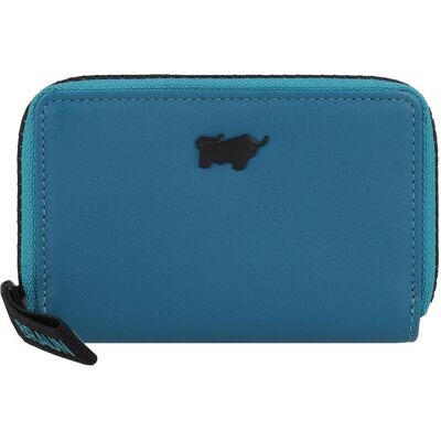 Braun Büffel, Herren, Portemonnaie, Capri Geldbörse RFID Schutz Leder 11 cm, Blau Braun Büffel, Herren, Portemonnaie, Capri Geldbörse RFID Schutz Leder 11 cm, Blau