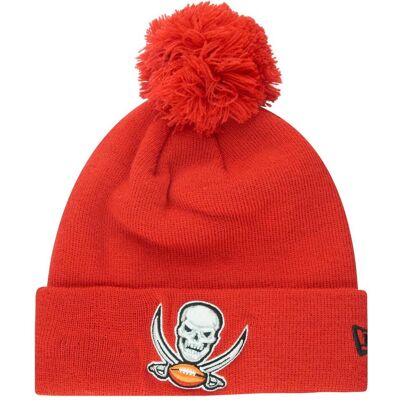 New Era, Herren, Mütze, Bommel Beanie NFL Elemental Logo, Rot, (One Size) New Era, Herren, Mütze, Bommel Beanie NFL Elemental Logo, Rot, (One Size)