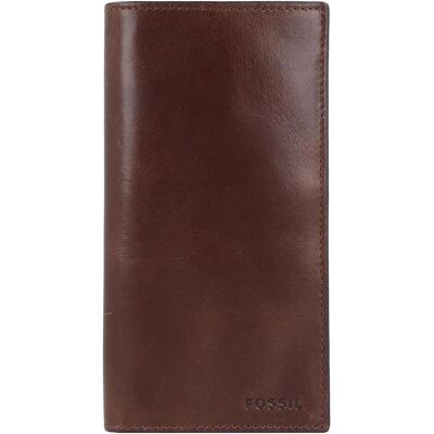 Fossil Herren, Portemonnaie, Derrick Executive Geldbörse Leder 9 cm, Braun Fossil Herren, Portemonnaie, Derrick Executive Geldbörse Leder 9 cm, Braun