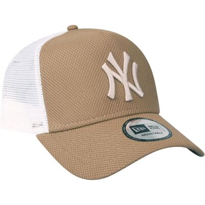New Era, Herren, Cap, Trucker Cap - DIAMOND New York Yankees khaki, Braun, (One Size) New Era, Herren, Cap, Trucker Cap - DIAMOND New York Yankees khaki, Braun, (One Size)