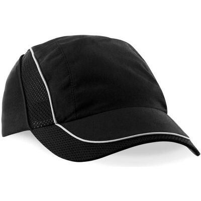 Beechfield, Unisex, Cap, Coolmax Flow Mesh Cap, Mehrfarbig, Schwarz, (One Size) Beechfield, Unisex, Cap, Coolmax Flow Mesh Cap, Mehrfarbig, Schwarz, (One Size)