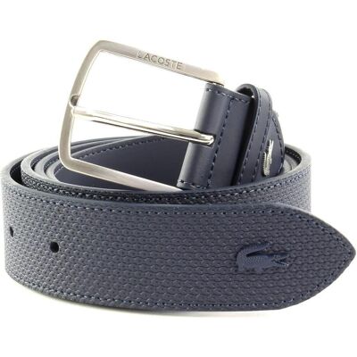 Lacoste, Herren, Gürtel, Men's Elegance Belt, Blau Lacoste, Herren, Gürtel, Men's Elegance Belt, Blau