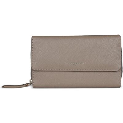 Bugatti Damen, Portemonnaie, Emilia Geldbörse RFID Schutz Leder 11 cm, Beige Bugatti Damen, Portemonnaie, Emilia Geldbörse RFID Schutz Leder 11 cm, Beige