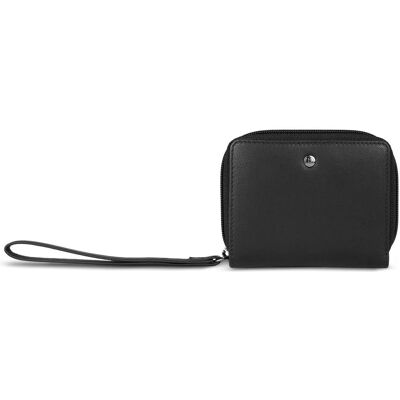 Bugatti Damen, Portemonnaie, Black Magic Geldbörse RFID Schutz Leder 11 cm, Schwarz Bugatti Damen, Portemonnaie, Black Magic Geldbörse RFID Schutz Leder 11 cm, Schwarz