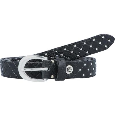 B.Belt, Damen, Gürtel, Lilou Nietengürtel Leder, Schwarz, (80) B.Belt, Damen, Gürtel, Lilou Nietengürtel Leder, Schwarz, (80)
