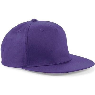 Beechfield, Unisex, Cap, 5 Panel Snapback Rapper Cap, Violett, (One Size) Beechfield, Unisex, Cap, 5 Panel Snapback Rapper Cap, Violett, (One Size)