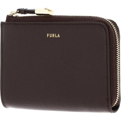Furla, Damen, Portemonnaie, Vitello Night Goccia Card Case, Braun Furla, Damen, Portemonnaie, Vitello Night Goccia Card Case, Braun