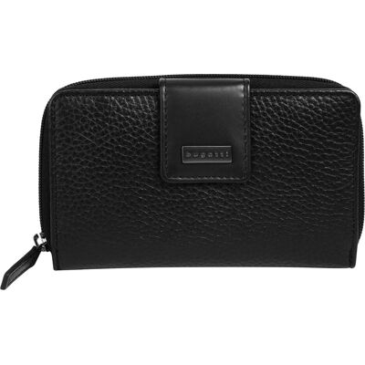 Bugatti Unisex, Portemonnaie, Geldbörse SINA, Schwarz Bugatti Unisex, Portemonnaie, Geldbörse SINA, Schwarz