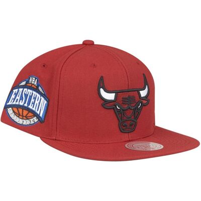 Mitchell & Ness, Herren, Cap, Sidepatch Chicago Bulls, Rot, (One Size) Mitchell & Ness, Herren, Cap, Sidepatch Chicago Bulls, Rot, (One Size)