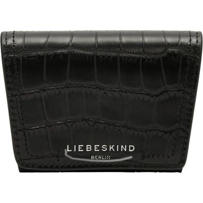 Liebeskind Berlin, Damen, Portemonnaie, Chudy New Croco Louisa Purse, Schwarz Liebeskind Berlin, Damen, Portemonnaie, Chudy New Croco Louisa Purse, Schwarz