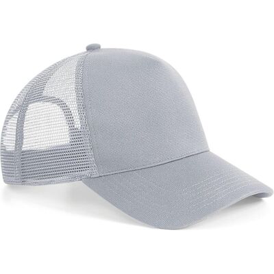 Beechfield, Unisex, Cap, Microknit Snapback Trucker, Grau, (One Size) Beechfield, Unisex, Cap, Microknit Snapback Trucker, Grau, (One Size)