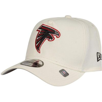 New Era, Herren, Cap, 9Forty A-Frame Cap - Atlanta Falcons chrome white, Beige, (One Size) New Era, Herren, Cap, 9Forty A-Frame Cap - Atlanta Falcons chrome white, Beige, (One Size)