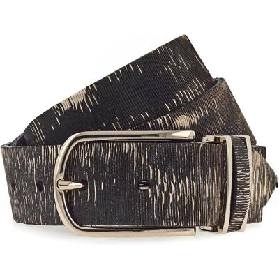 B.Belt, Damen, Gürtel, Cuno Ledergürtel, Gold, Mehrfarbig, Schwarz, (80) B.Belt, Damen, Gürtel, Cuno Ledergürtel, Gold, Mehrfarbig, Schwarz, (80)