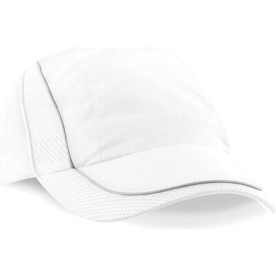 Beechfield, Unisex, Cap, Coolmax Flow Mesh Cap, Mehrfarbig, Weiss, (One Size) Beechfield, Unisex, Cap, Coolmax Flow Mesh Cap, Mehrfarbig, Weiss, (One Size)