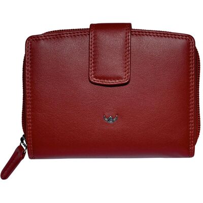 Golden Head, Damen, Portemonnaie, Geldbörse Polo RFID Protect 1438, Rot Golden Head, Damen, Portemonnaie, Geldbörse Polo RFID Protect 1438, Rot