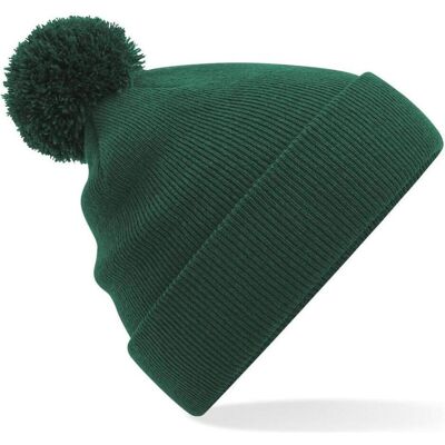 Beechfield, Jungen, Mütze, Junior Original Pom Pom Beanie, Grün, (One Size) Beechfield, Jungen, Mütze, Junior Original Pom Pom Beanie, Grün, (One Size)