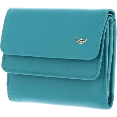 Golden Head, Unisex, Portemonnaie, Madrid RFID Protect Billfold Coin Wallet With Front Flap Snap Closure, Türkis Golden Head, Unisex, Portemonnaie, Madrid RFID Protect Billfold Coin Wallet With Front Flap Snap Closure, Türkis