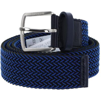 Lacoste, Herren, Gürtel, Casual Braided Stretch Strap, Blau Lacoste, Herren, Gürtel, Casual Braided Stretch Strap, Blau