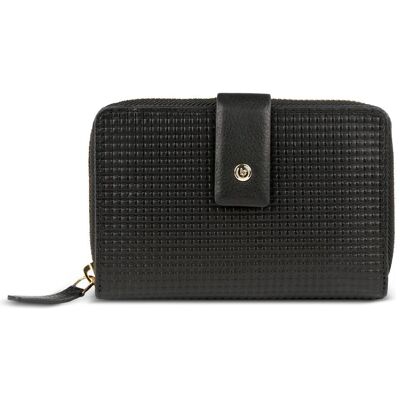 Bugatti Unisex, Portemonnaie, Noemi Lady Zip Around Wallet, Schwarz Bugatti Unisex, Portemonnaie, Noemi Lady Zip Around Wallet, Schwarz