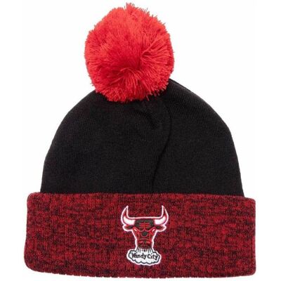 Mitchell & Ness, Herren, Mütze, NBA Two Tone Beanie HWC Chicago Bulls, Rot, Schwarz, (One Size) Mitchell & Ness, Herren, Mütze, NBA Two Tone Beanie HWC Chicago Bulls, Rot, Schwarz, (One Size)