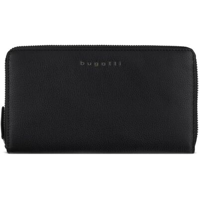 Bugatti Damen, Portemonnaie, Geldbörse MIRA, Schwarz Bugatti Damen, Portemonnaie, Geldbörse MIRA, Schwarz