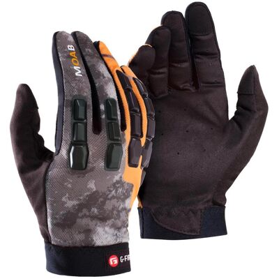G-Form, Herren, Handschuhe, Moab Mountain Bike Handschuhe - Radhandschuhe für Mountainbiking und Dirtbiking - Grau/Sunbur, Orange, Schwarz, Grau, (L) G-Form, Herren, Handschuhe, Moab Mountain Bike Handschuhe - Radhandschuhe für Mountainbiking und Dirtbiking - Grau/Sunbur, Orange, Schwarz, Grau, (L)