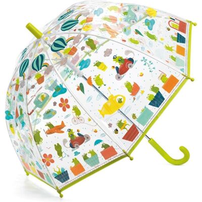 Djeco, Unisex, Regenschirm, Regenschirm Frösche 70x68cm, Mehrfarbig Djeco, Unisex, Regenschirm, Regenschirm Frösche 70x68cm, Mehrfarbig