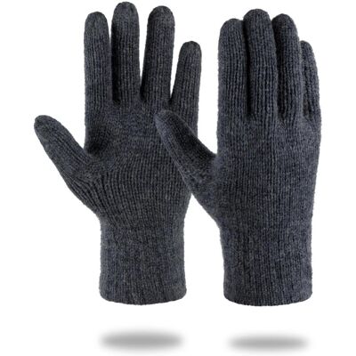Normani, Damen, Handschuhe, Merino Strick-Fingerhandschuhe Onslow, Grau, (M, S) Normani, Damen, Handschuhe, Merino Strick-Fingerhandschuhe Onslow, Grau, (M, S)