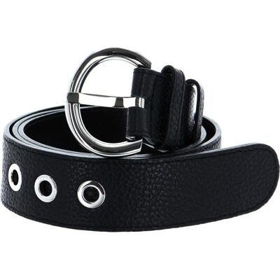 Abro, Damen, Gürtel, Leather Adria Eyelets Belt, Schwarz, (85) Abro, Damen, Gürtel, Leather Adria Eyelets Belt, Schwarz, (85)